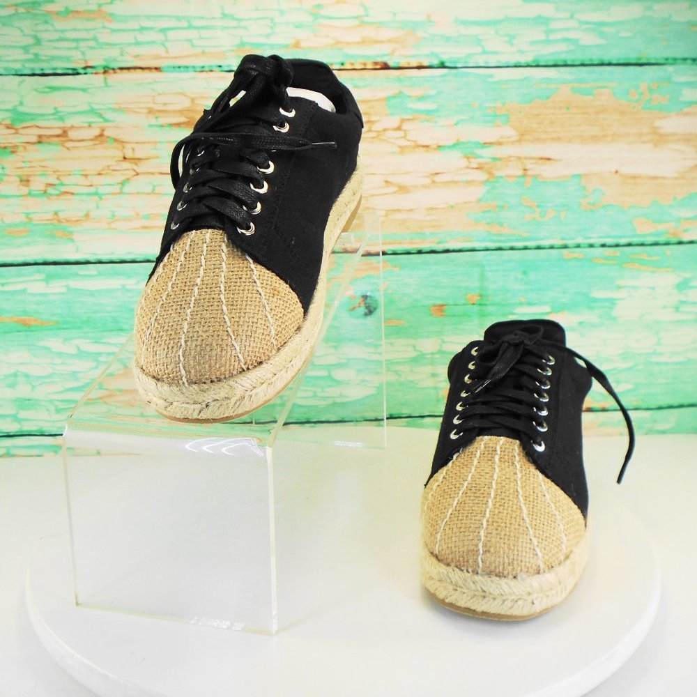 Lace Up  Fashion Espadrille Sneakers